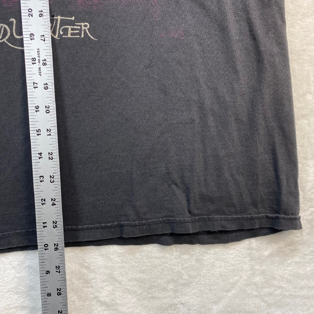 Vintage Hanes Jimmy Page Robert Plant No Quarter Tour T-Shirt XL‎ distressed - Picture 7 of 12